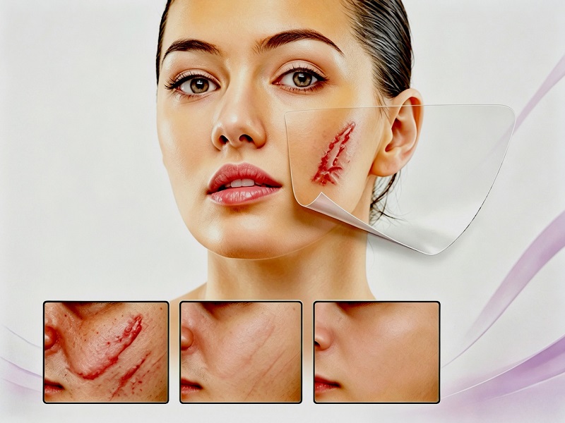 ضمادات سيليكون مناسبة للندبات من CmallBio لعلاج جروح العمليات التجميلية